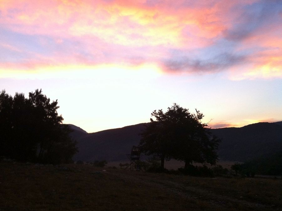 Tramonto sui Prati del Sirente (Secinaro)